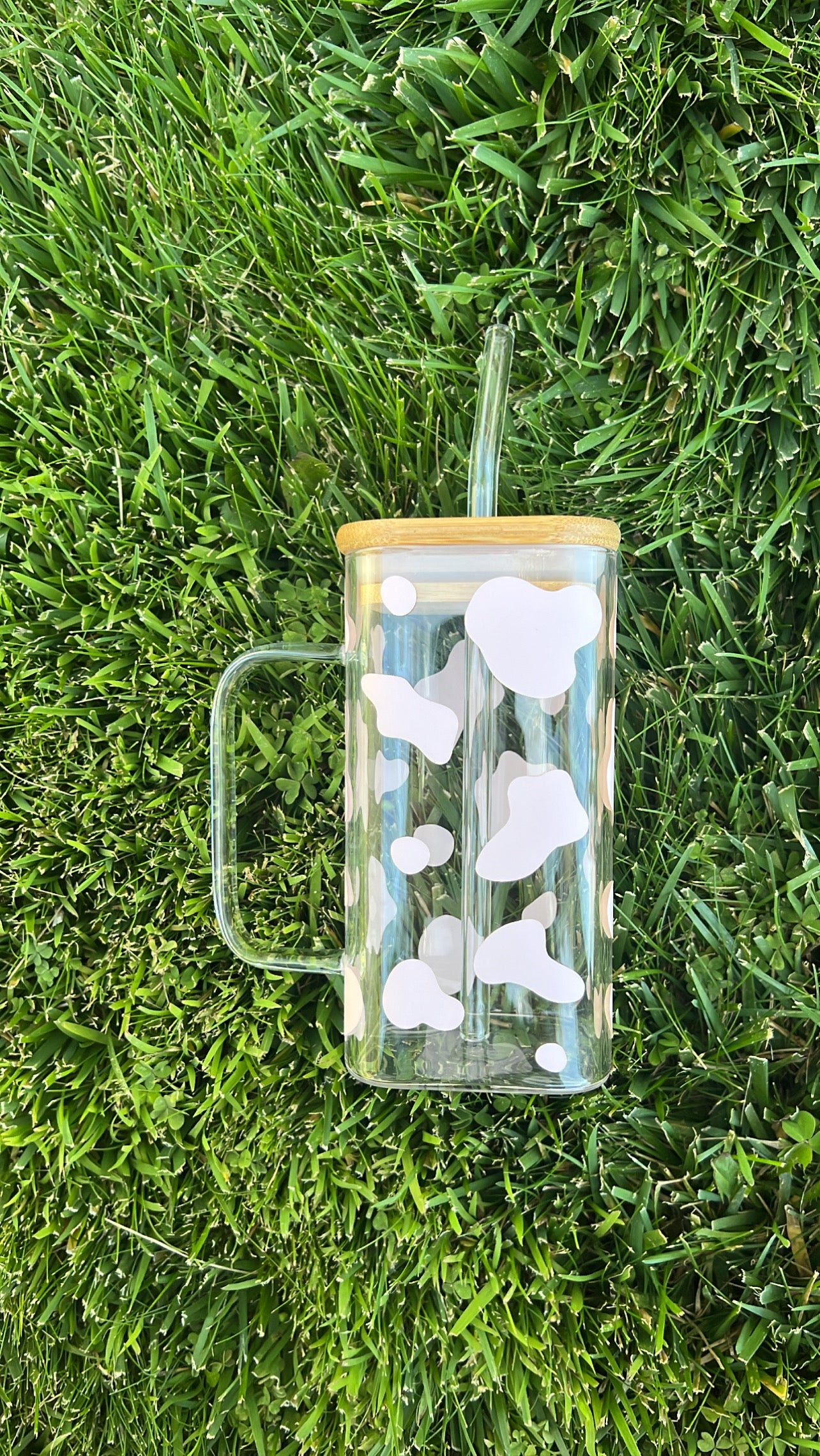 Cow print cup