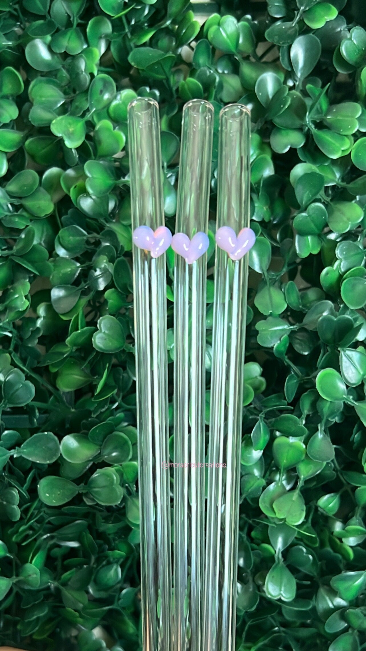 Heart glass straws, glass straws for Libbey cans, heart shaped straws, heart straws, cute straws, heart, glass straws, reusable glass straw